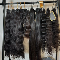 Lot de cheveux vierges 15A, donneur unique, cuticules alignées, ondulation naturelle, 100g, double trame machine, toutes les couleurs, fournisseur