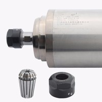 Poros listrik Motor berpendingin air sistem 220V 380V poros listrik opsional untuk pengukir CNC dan mesin bor