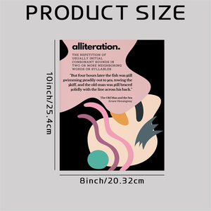 Set di 10 Poster su Dispositivi Linguistici - <span class=keywords><strong>Arte</strong></span> Murale Astratta Colorata con Linguaggio Figurativo per Aula di Inglese, Homeschooling (Set da 10 Pezzi) - Product Image 5