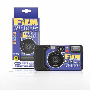 Appareil photo jetable à <span class=keywords><strong>film</strong></span> couleur plein format « Big Eyes Edition » « <span class=keywords><strong>FILM</strong></span> WORDS », 27 clichés - Product Image 1