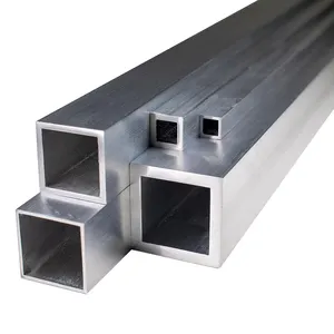 Tube carré rectangulaire en aluminium sur mesure