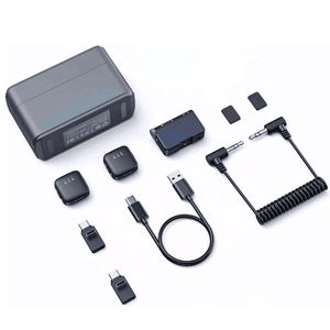 Micrófono Inalámbrico Mini M15 con Cancelación de Ruido y Estuche de Carga para TikTok, <span class=keywords><strong>YouTube</strong></span>, Transmisiones en Vivo, Entrevistas y Uso en Exteriores - Product Image 4