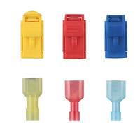 Connecteurs de câblage automobile T-Tap - Terminaux à sertir étanches en plastique à raccord rapide multicolores 1000 pièces/sac