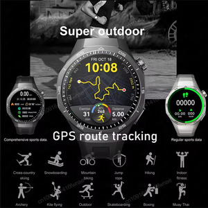 นาฬิกาอัจฉริยะ HK06 Hero Android iOS สำหรับผู้ชาย หน้าจอ HD AMOLED GPS ติดตามการเคลื่อนไหว วัดอัตราการเต้นของหัวใจ รองรับการโทรผ่านบลูทูธ กันน้ำ รุ่น Hw12 - Product Image 5