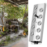 Pompe à eau en acier inoxydable pour humidificateur, cylindre de bassin, fontaine paysagère, atomiseur pour décoration de jardin