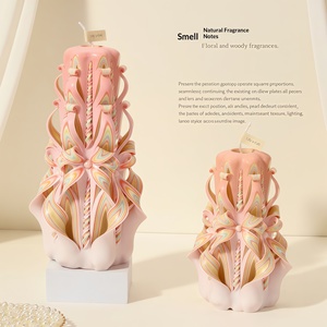 Bougie sculptée, aromathérapie, faite à la main, anniversaire, Noël, mariage, cadeau pour petite amie, souvenir, ornement <span class=keywords><strong>d</strong></span>écoratif <span class=keywords><strong>d</strong></span>'<span class=keywords><strong>ambiance</strong></span> - Product Image 4