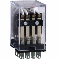Relais intermédiaire électromagnétique CHINT JZX-22F/2Z 24VDC 5A 8 broches, bobine CC, indicateur LED en option, CE CCC, PLC industriel