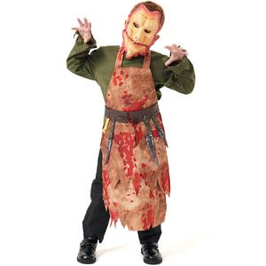 Costume d'Halloween pour garçon, costume de boucher sanglant, costume de <span class=keywords><strong>zombie</strong></span>, costume d'assassin effrayant pour enfant, costume d'anime - Product Image 3