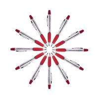 Stylo bille 2-en-1 en plastique et caoutchouc avec logo OEM, motif folklorique, encre noire/bleue 0,5 mm et surligneur, pour usage promotionnel