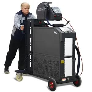 İklim dostu Lazer kaynağı/temizleme/kesme makinesi 4 In 1 taşınabilir Fiber Lazer KAYNAK MAKINESİ Metal için