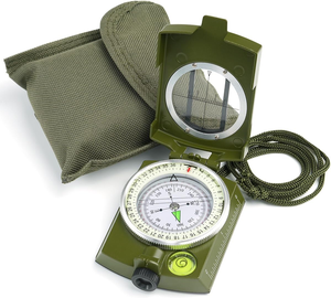 Bussola di sopravvivenza tattica tascabile portatile per la navigazione di lettura della mappa della spedizione - Product Image 1