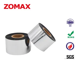 2022 Hot Sale Wax Ribbon Manufacturer Barcode Stick Printer Ribbon Custom Printed Black Wax Print Ribbons