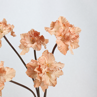 Vente directe d'usine, branches de fleurs artificielles Clivia Gladiolus, décoration, accessoires de photographie de mariage, accessoires pour la maison, PU