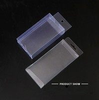 Boîte d'emballage pliable personnalisable en PVC, PP, PET transparent, mat, imprimé twill, de forme rectangulaire, fabriquée au Guangdong
