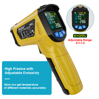 Thermomètre portatif avec écran LCD, nouveau produit, 50 — 800, avec température d'humidité et points de moisissure, type K, sonde, pistolet