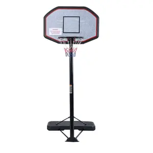 室内可移动10英尺篮球圈球门柱篮球篮板，带支架1个买家