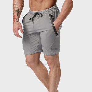 Shorts décontractés personnalisés pour hommes, couleur unie, 100% coton, taille élastique, nouveaux shorts de sport pour hommes - Product Image 6