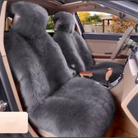 Housse de siège de voiture universelle de nouveau style 2024 avec accessoire intérieur élégant en fourrure artificielle pour Land Cruiser