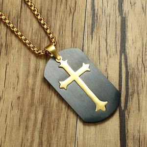 Hollow Cross Religious Protestant Christian Waterproof Tarnish Free Stainless Steel Jewelry Pendants Necklaces for Men Wholesale - Product Image 4
