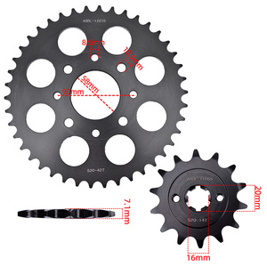 200CC OEM 오토바이 부품 스프로킷 및 체인 520-42T 520-14T 520H-O-120L KTM <span class=keywords><strong>200</strong></span> <span class=keywords><strong>Duke</strong></span> 2012-2014용 - Product Image 6