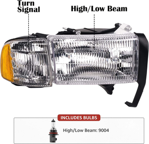 OE AURON New 32V 6000K 60W 6000 Lumens LED Front Lamp Low Beam Headlight for Dodge <b>Ram</b> 1994-2002 Wholesale OE Lamp Light Lamp - Product Image 3