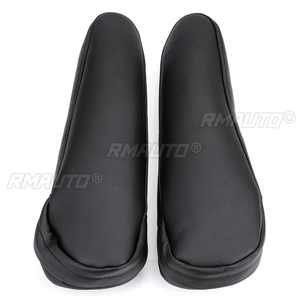 2 Fundas de Cuero Sintético para Reposabrazos de Asiento Delantero para Toyota Sienna 2011 2012 2013 2014 2015 2016 2017 2018 Negro Gris - Product Image 5