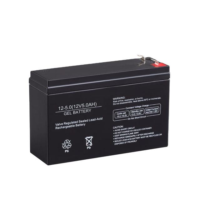 12V 5AH Lead Acid Rechargeable VRLA Battery with F1 Terminal for Electronic Scale