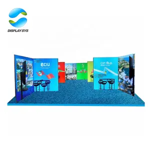 Portable Led Light Box Exhibition Booth Stands With Led 2023