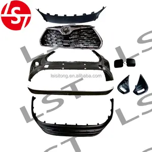 LST factory grille body kit for toyota 2020-2023 highland front and rear bumper under lips