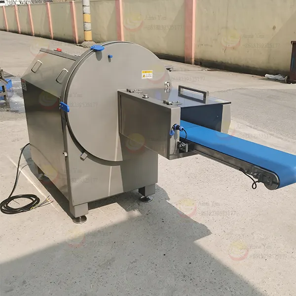 304 stainless steel english plc control industrial meat slicing portioning machine