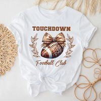 Impressions DTF Football Game Day Friday Night Lights Prêtes à Poser Transferts Personnalisés Autocollants DTF pour T-shirts