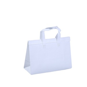 Eco friendly logo personalizzato non tessuto picnic cibo isolato pranzo borsa da asporto borse termiche termiche - Product Image 6