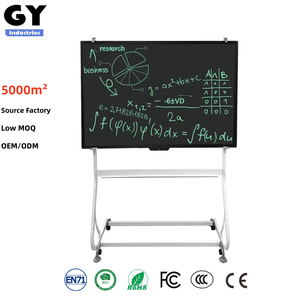 Pizarra LCD de 58 Pulgadas, Pizarra Electrónica Móvil con Soporte de Oficina, Pantalla Dividida, Borrado con una Sola Tecla, Pizarra Grande para Enseñanza - Product Image 1