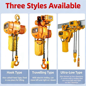 Alat Angkat Rantai Listrik 1-5 <span class=keywords><strong>Ton</strong></span> yang Handal dengan Tali Kawat, Ketinggian Angkat dan Troli yang Dapat Disesuaikan untuk Pengangkatan yang Efisien - Product Image 3