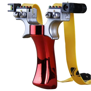 Mise à niveau des sports de plein air Presse rapide Laser infrarouge Lanceur de chasse Arcs Catapulte Jouets Nouvelle fronde Épaissie Équipement plat - Product Image 3