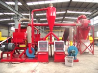 Machine de granulation automatique de fils de cuivre et d'aluminium avec roulement pour le recyclage des câbles usagés, taux de récupération élevé, certifiée CE