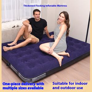 Matelas pneumatique de camping gonflable d'extérieur, lit de voyage, matelas pneumatique épais, portable, lit de couchage gonflable - Product Image 4