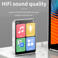 Nouveau 2025 : Lecteur Audio Portable Compact avec Écran Tactile, Bluetooth, Lecteur MP3 pour Étudiants