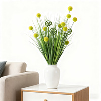 Ramo de Plástico Decorativo para Oficina, Jardín, Decoración del Hogar, Plantas Artificiales, Flores Artificiales