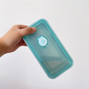 Stainless Steel Food <b>Storage</b> <b>Container</b> With Lid Double Compartment Lunch Box Rectangle Solid Color Adult Use - Product Image 4