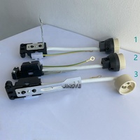 Douille pour lampe halogène GU10 avec câble bleu et marron