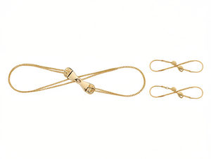 Catena Elastica da Donna in Lega d'Acciaio Placcata Oro, Lunghezza Standard, per Uso Quotidiano, Gioiello per il Corpo - Product Image 1