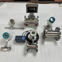 Industrial Digital Flow Meter Stainless Steel Turbine Liquid Fuel Diesel & Oil Variable River Water Flowmeter for Measurement