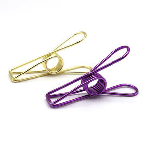 Pince à livre en métal reliure de rangement et queue d'aronde papeterie Photo décoration murale pince à billet queue de poisson couleur coin et longue queue pince - Product Image 4