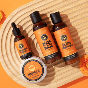 Logo personnalisé Ensemble d'huile à <span class=keywords><strong>barbe</strong></span> pour hommes Nettoie et adoucit l'hydratation Kit <span class=keywords><strong>de</strong></span> croissance <span class=keywords><strong>de</strong></span> <span class=keywords><strong>barbe</strong></span> - Product Image 2