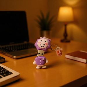 Memoria USB Personalizada de PVC de 2GB 4GB 8GB 16GB, Memoria USB de Silicona con Diseño de Dibujos Animados de 8GB 16GB OEM para Todos los Diseños - Product Image 2