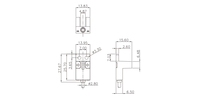 AkuSense-sensor fotoeléctrico industrial de fábrica, interruptor de SY-307NA-W con ranura para forma Y