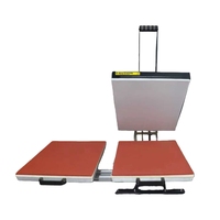 Presse à chaud magnétique double station manuelle de haute qualité 40*60cm pour l'impression par sublimation sur T-shirts et vêtements
