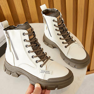 2024 מגפי אופנה צד מגפיים, נעלי נשים גדולות מעור נשים - Product Image 2