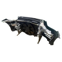 Bumper Plastik Lengkap dengan Kit Radiator untuk Mercedes-Benz GLC Cocok untuk GLC63 253 AMG-Pemasangan Bolt-On Universal
